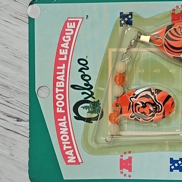 Cincinnati Bengals Fishing Tandem Spinner - Vintage - Picture 2 of 7